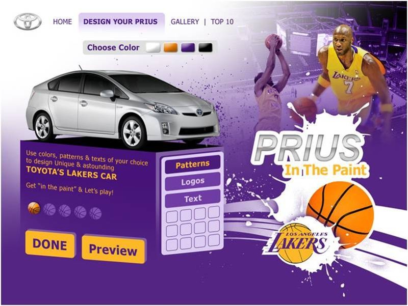 Prius in the Paint